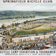 A lithograph advertising a bicycle camp hosted by the Springfield Bicycle Club of Springfield, Massachusetts, 1883. (Image: Library Of Congress)
